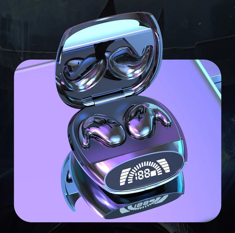 Sleep Invisible Bluetooth 5.3 Earbuds – Tiny, Noise-Canceling Wireless Headphones with Built-In Mic for Comfort While Sleeping or Sport