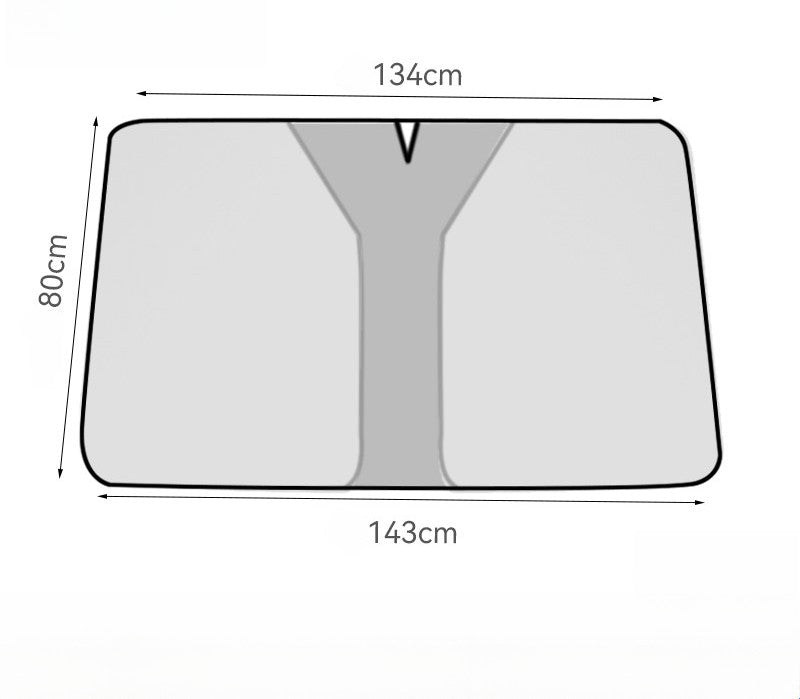 Anti-Glare Windshield Sun Visor – UV-Blocking Car Shield for Summer Light Protection, Heat Reduction & Anti-Radiation