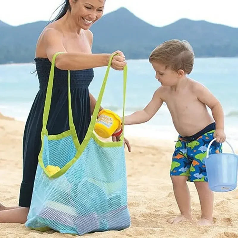 Dinosaur Baby Bath Toy Organizer – Mesh Bag with Suction Cups Keeps Toys Dry, Neat, and Off Your Tub Floor