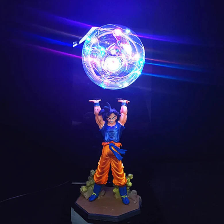 Dragon Ball Z Goku Lamp – Energy Bomb LED Night Light, DBZ Collectible Figure