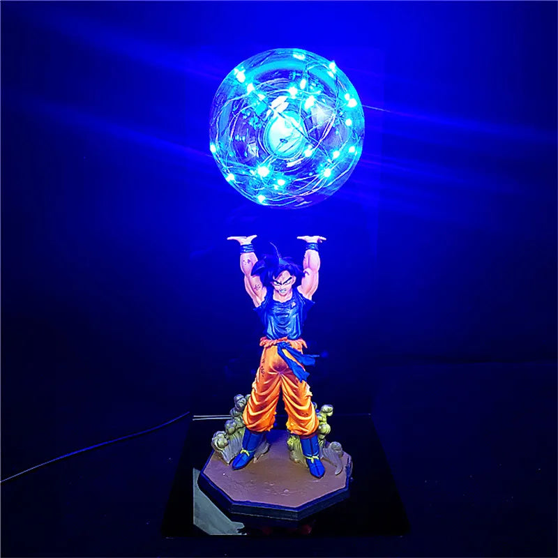 Dragon Ball Z Goku Lamp – Energy Bomb LED Night Light, DBZ Collectible Figure