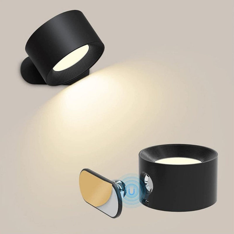 Spotlight Cordless Wall Lamp – Rechargeable, 360° Rotatable & Dimmable LED Light