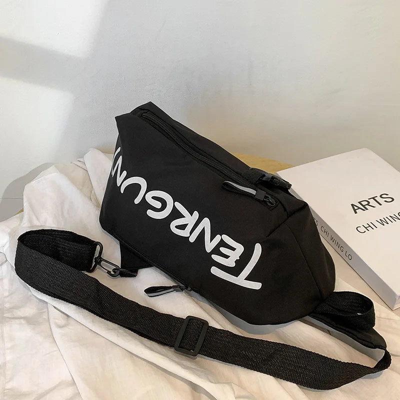 Large-Capacity Fashion Crossbody Bag – Multifunctional Travel Chest Bag for Shopping, Commuting, and All-Day Hands-Free Style