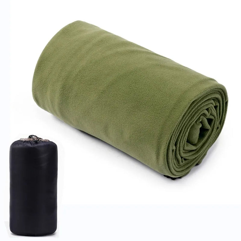 Ultra-Light Fleece Sleeping Bag Liner – Polar Travel Sheet Adds Warmth to Tents and Beds, Perfect for Outdoor Camping Adventures