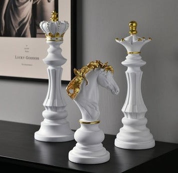 Chess Statue Home Decor