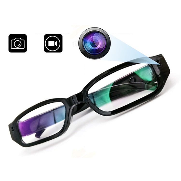 Camera Glasses Full HD 1080p, Video and Photo Shooting Wearable Glasses Camera, Fashion Glasses Mini Video Camera