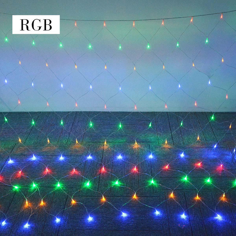 Outdoor Garden LED Net Mesh String Lights