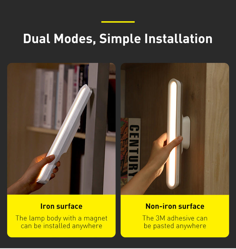 Rechargeable Magnetic LED Desk Lamp with Stepless Dimming