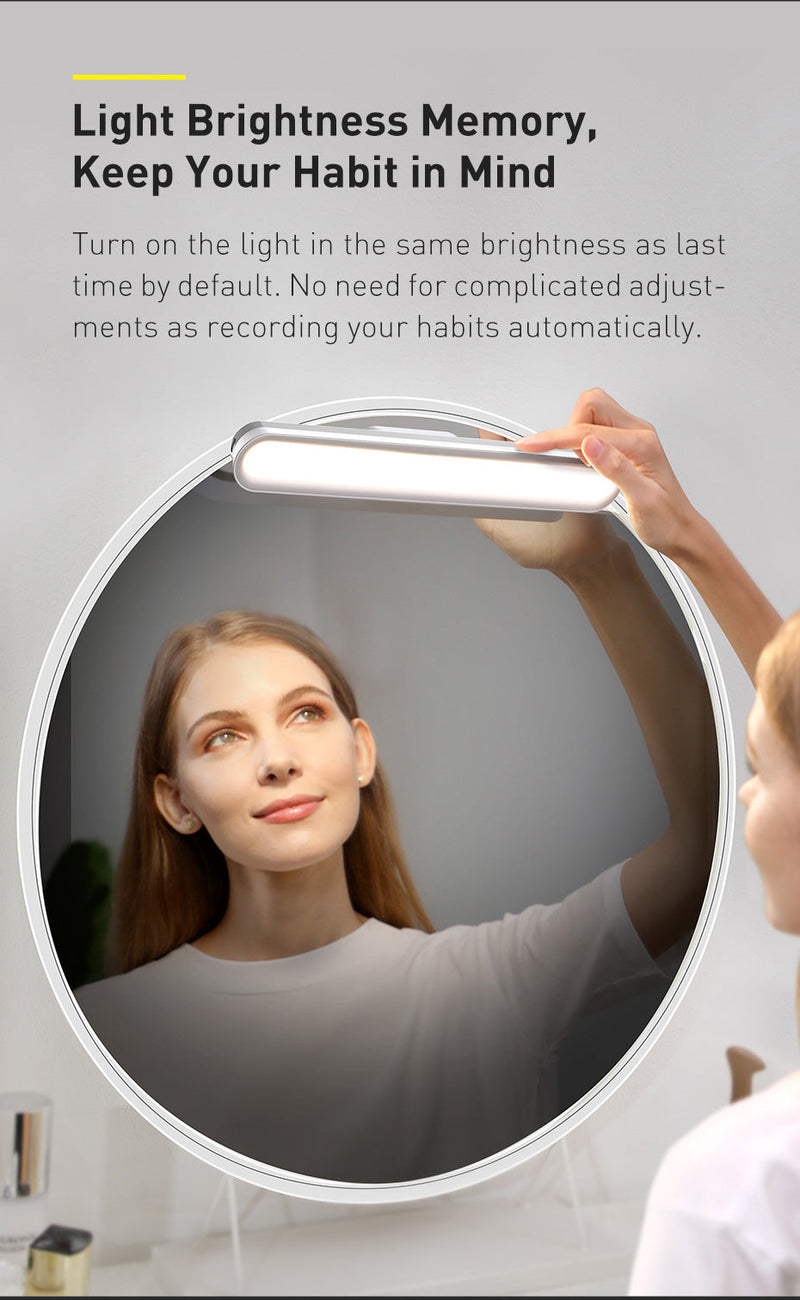 Rechargeable Magnetic LED Desk Lamp with Stepless Dimming