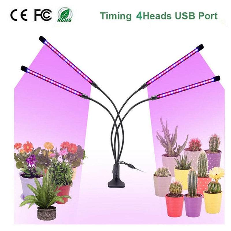 Full Spectrum Phyto Grow Light with Timer Clip