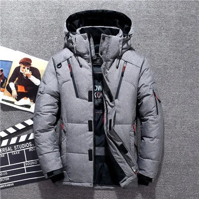 20-Degree White Duck Down Winter Coat