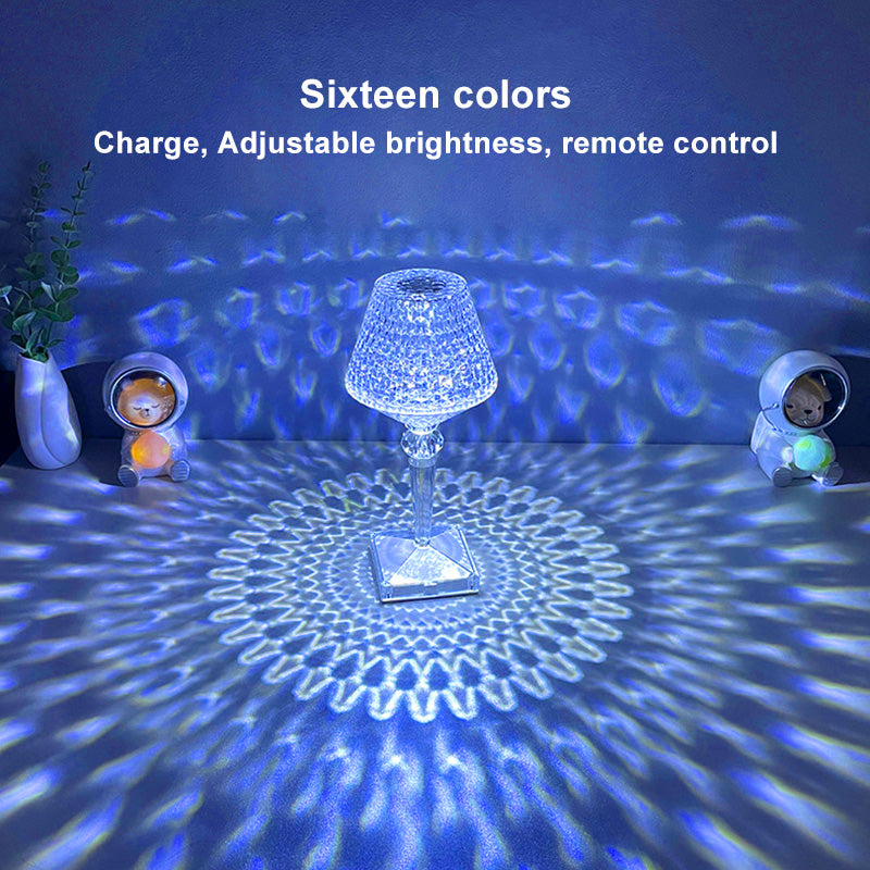 Diamond Crystal LED Table Lamp