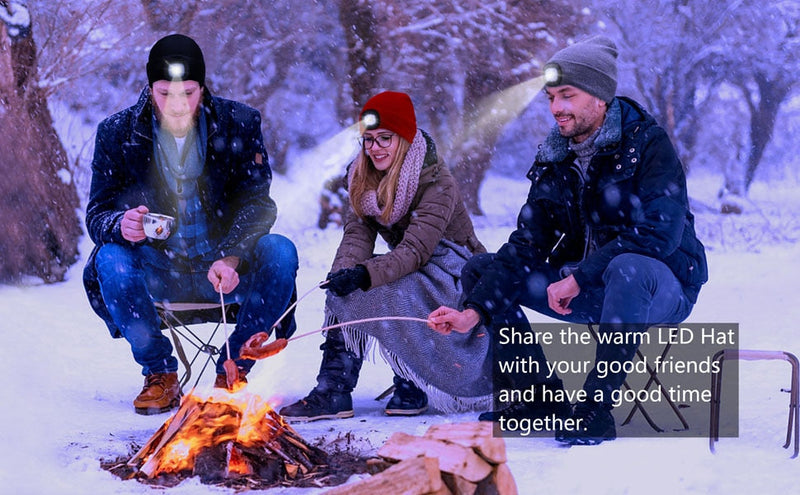 Beanie Cap with LED Light