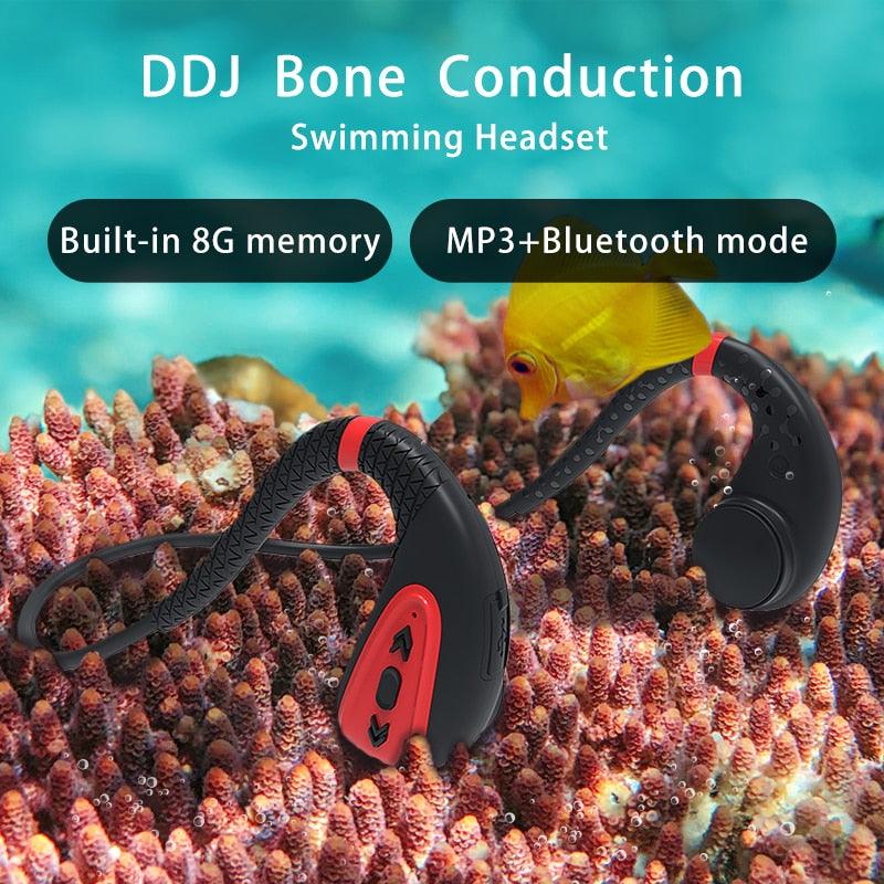 PX8 Waterproof Bone Conduction Headphone Built-in 8G Memory