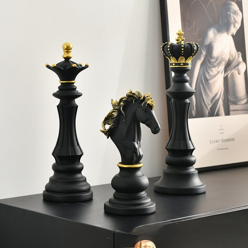 Chess Statue Home Decor