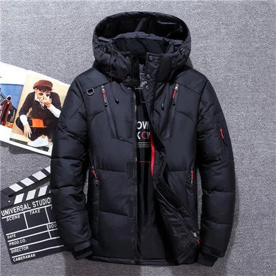 20-Degree White Duck Down Winter Coat