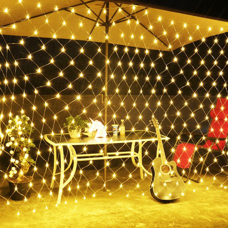 Outdoor Garden LED Net Mesh String Lights