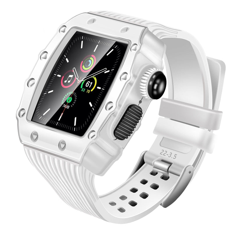 Apple Watch Luxury Aluminum Case and Silicone Band Modification Kit