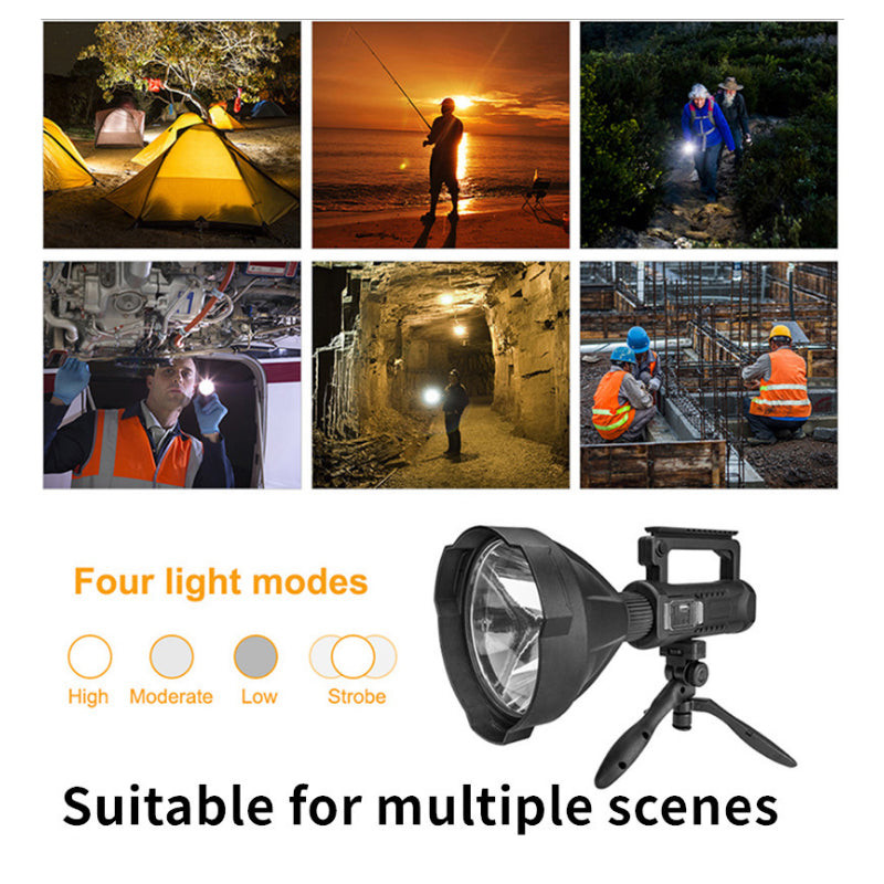 Rechargeable Spotlight LED Flashlight High Lumens