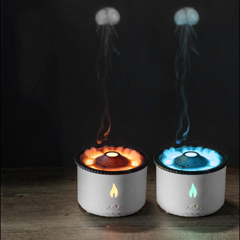 Volcano Flame Lamp Essential Oil Diffuser