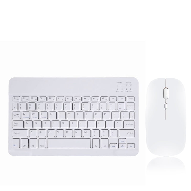 Wireless Bluetooth Keyboard and Mouse For iPad and Samsung Galaxy Tab