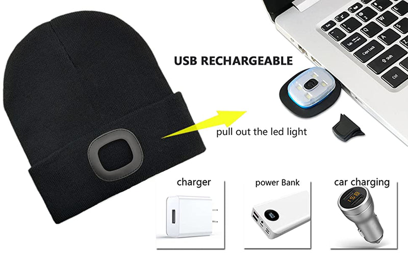 Beanie Cap with LED Light