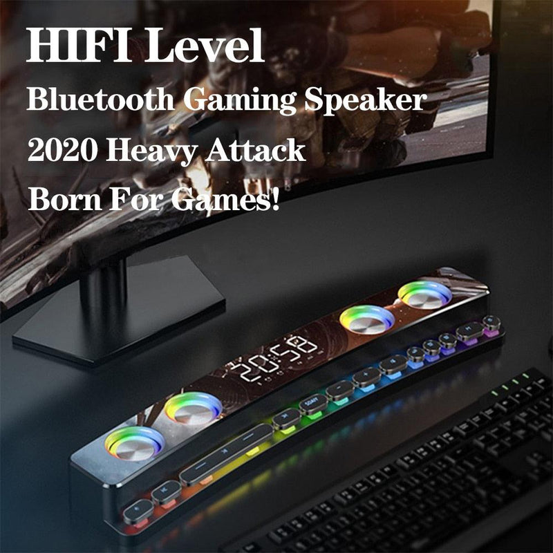 Bluetooth Game Speaker Soundbar 3D Stereo Subwoofer