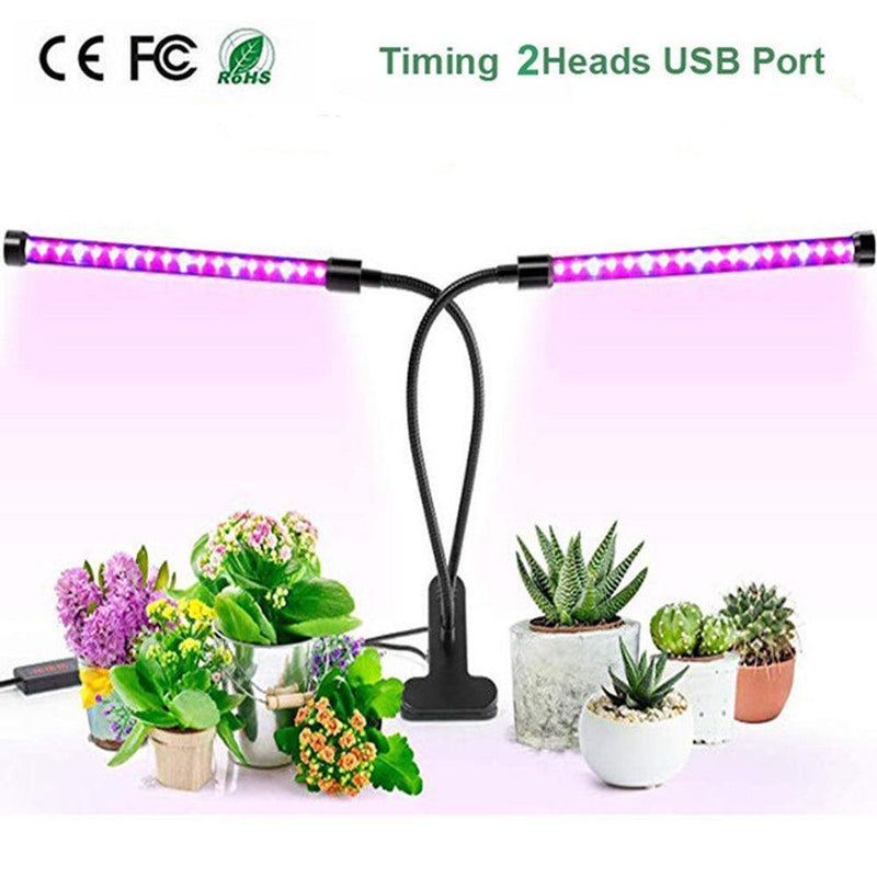 Full Spectrum Phyto Grow Light with Timer Clip