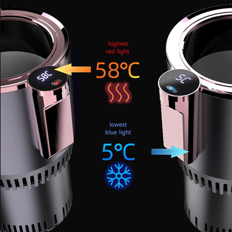 2-in-1 Smart Cooling Heating Car Cup with Temperature Display