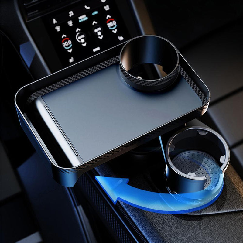 Car Cup Holder with Attachable Food Eating Tray