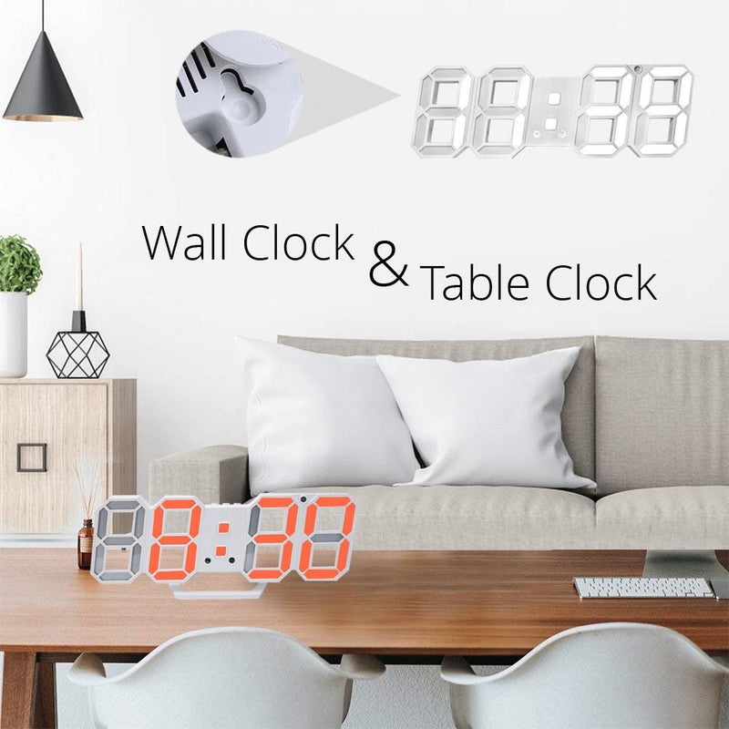 Modern Design Digital LED Wall Clock For Home, Office And Living Room Decoration