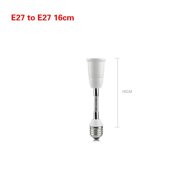 Flexible LED Lamp Extension Light Holder Converters