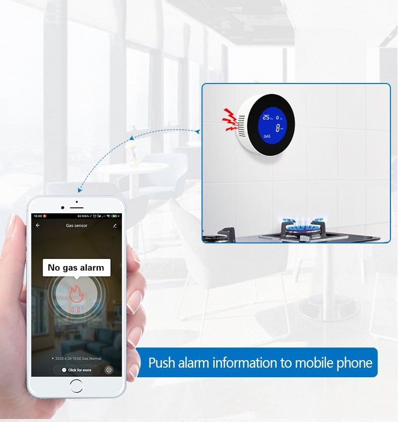 Wifi Smart Natural Gas Detector