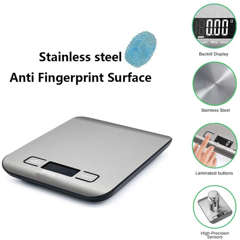 Stainless Steel Digital Kitchen Scale