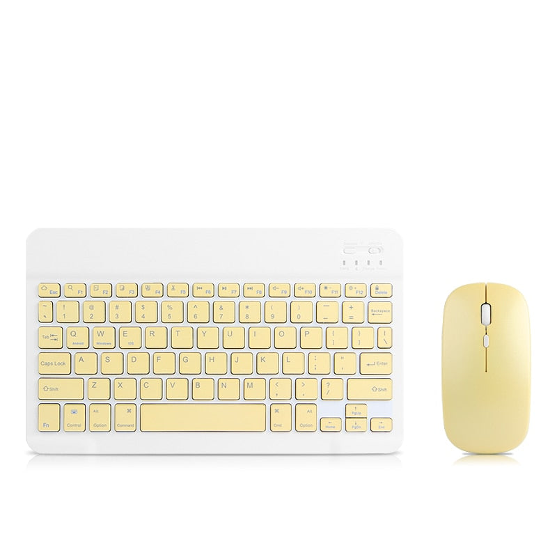 Wireless Bluetooth Keyboard and Mouse For iPad and Samsung Galaxy Tab