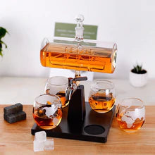 Spirits and Whiskey Sailboat Decanter Set