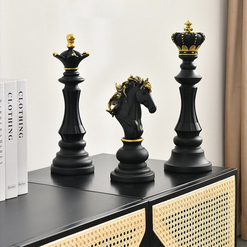 Chess Statue Home Decor