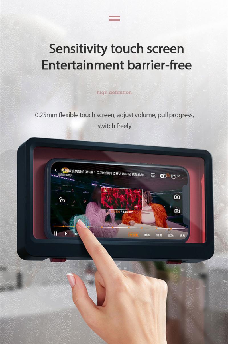 Waterproof Wall Mounted Mobile Phone Case