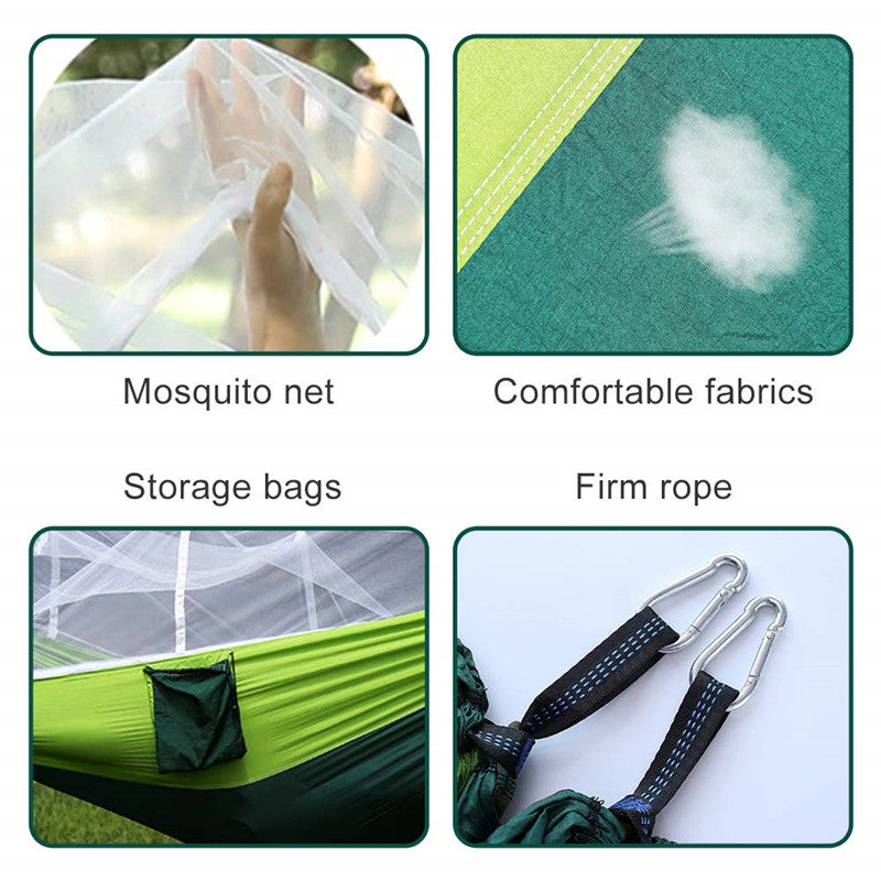 Camping Hammock with Mosquito Net and Rainfly Tarp
