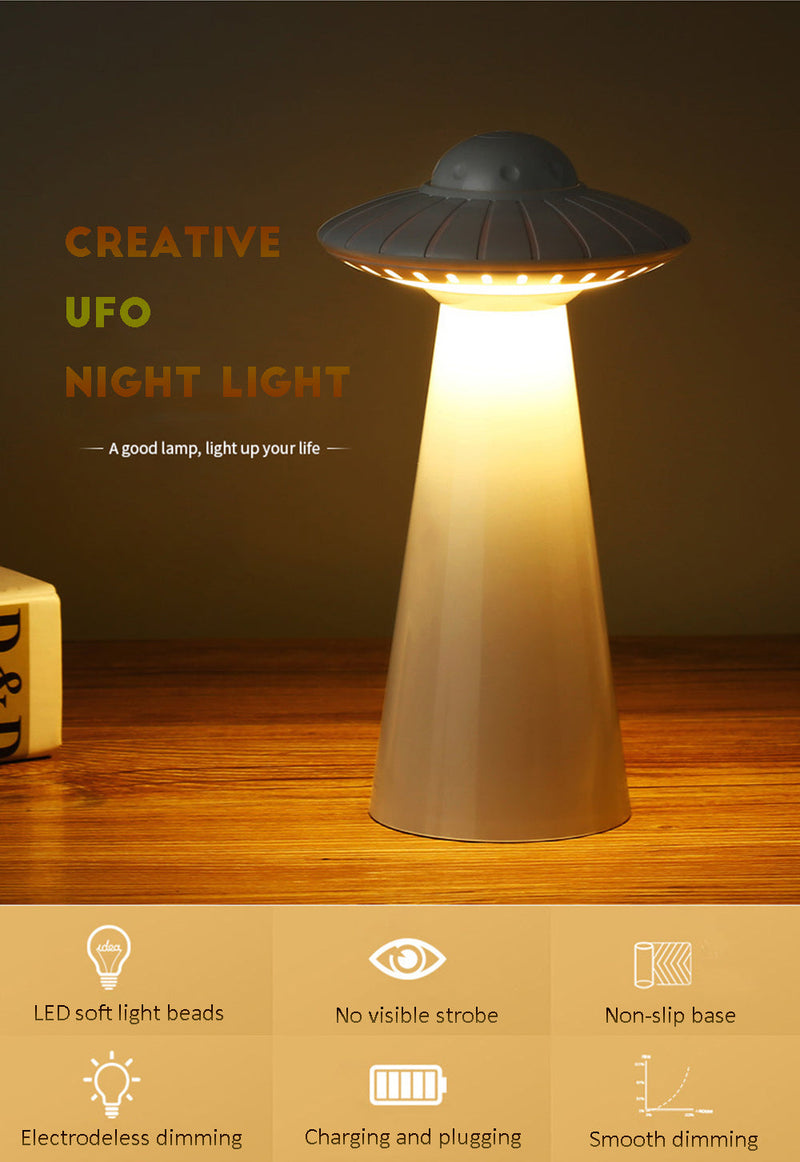 UFO Shaped Rechargeable LED Desk Lamp