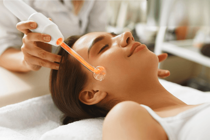 2 In 1 High Frequency Wand Therapy Machine  ( Neon + Argon )