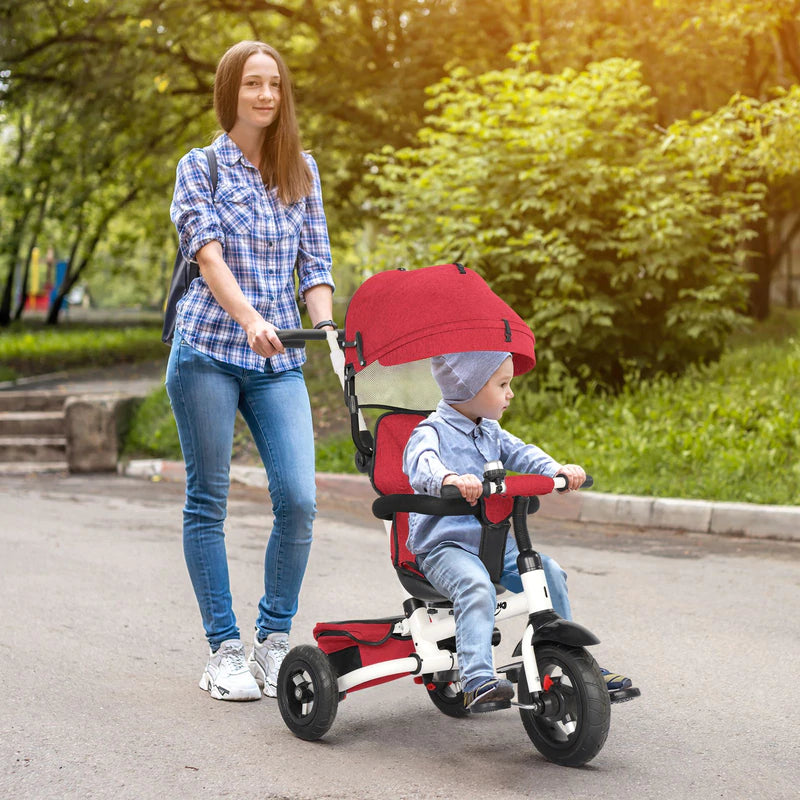 Portable Easy Steer Stroller with Rotatable Seat