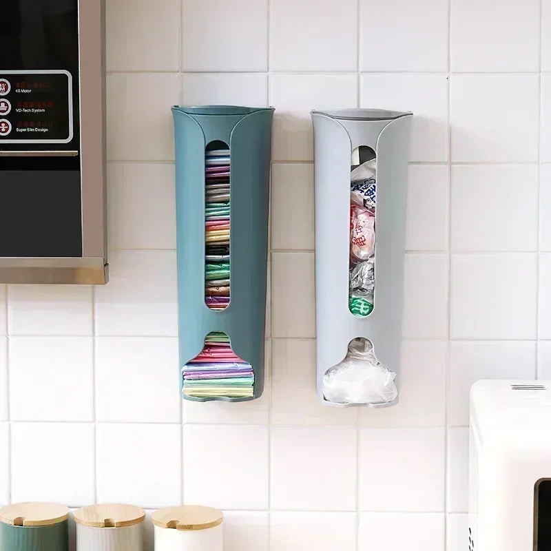 Wall-Mounted Kitchen Garbage Bag Organizer – Dual Use as Underwear & Sock Holder or Kitchen Bin for Reducing Household Clutter Fast