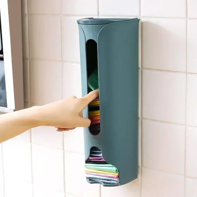 Wall-Mounted Kitchen Garbage Bag Organizer – Dual Use as Underwear & Sock Holder or Kitchen Bin for Reducing Household Clutter Fast