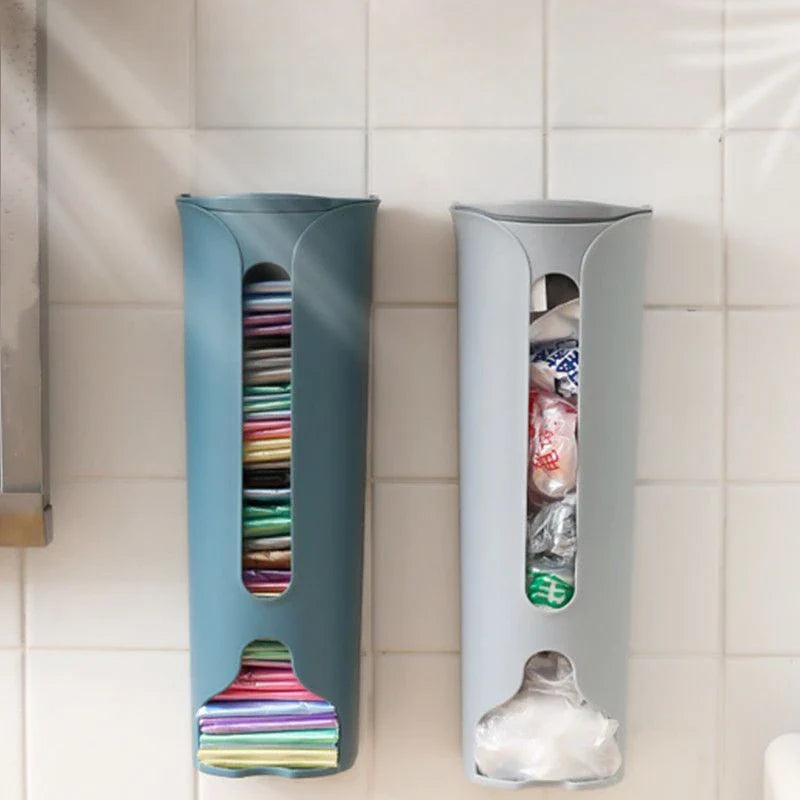 Wall-Mounted Kitchen Garbage Bag Organizer – Dual Use as Underwear & Sock Holder or Kitchen Bin for Reducing Household Clutter Fast