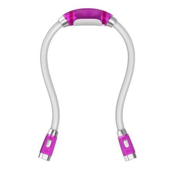 Flexible Hands-Free Knitting & Crocheting Lamp – LED Neck Light for Crafting & Reading
