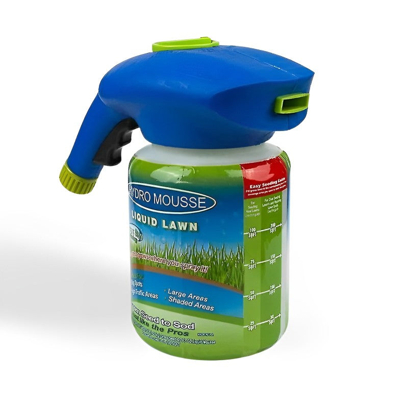 Hydro Mousse Liquid Lawn Grass Seed Spray for Quick Green Grass Growth & Easy Lawn Repair
