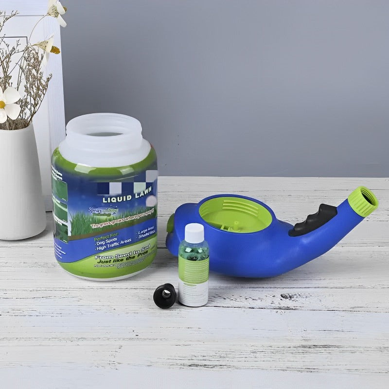 Hydro Mousse Liquid Lawn Grass Seed Spray for Quick Green Grass Growth & Easy Lawn Repair