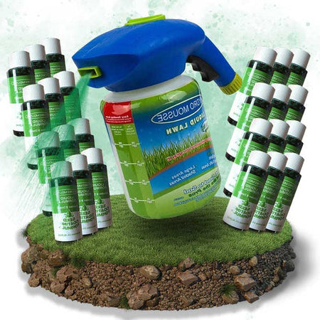 Hydro Mousse Liquid Lawn Grass Seed Spray for Quick Green Grass Growth & Easy Lawn Repair