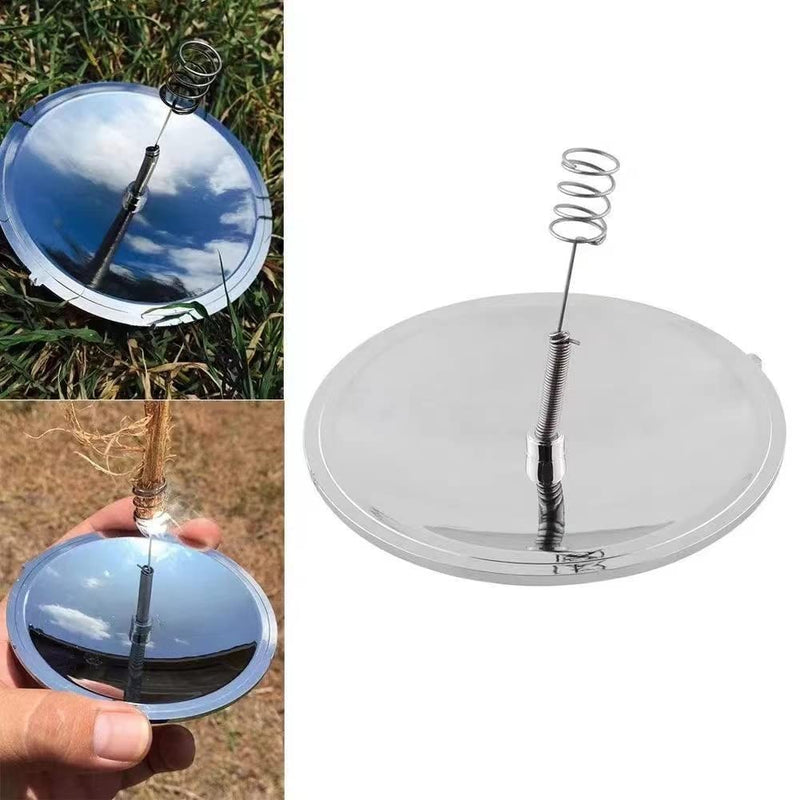 Solar Fire Starter Survival Tool – Windproof & Waterproof Camping EDC Gear Lighter for Outdoor Emergencies and Hiking Kits
